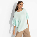 Блуза Молниеносная влюбленность (mint). Состав: 100 % вискоза