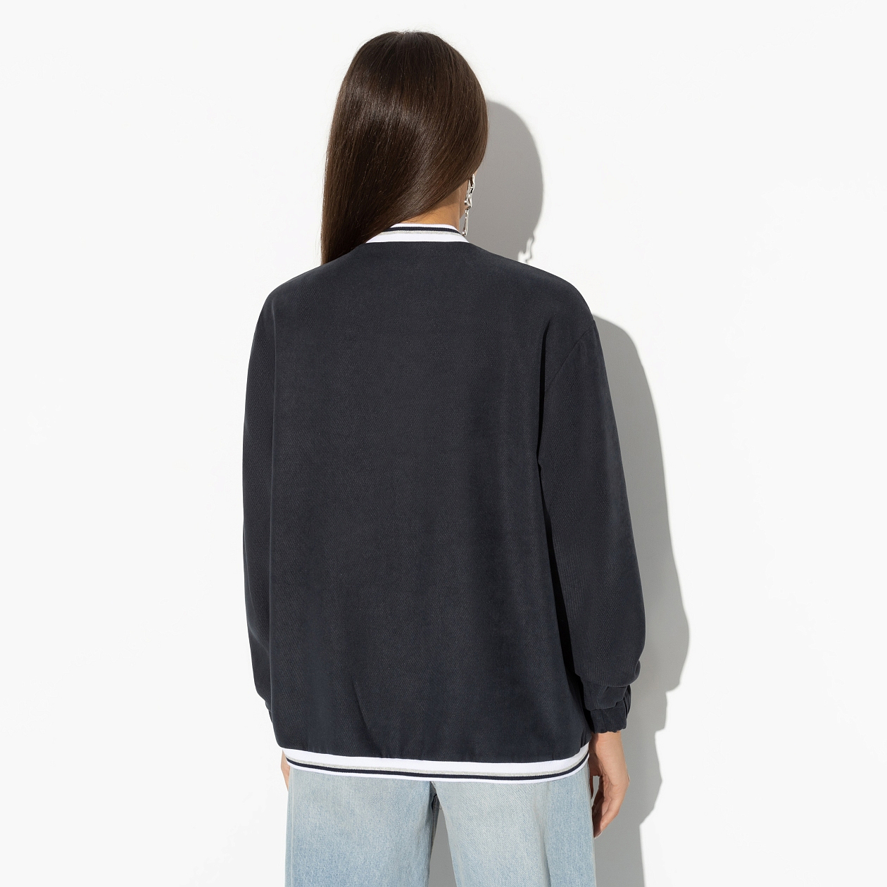 Бомбер Бунтарка (classic). Состав: 67% полиэстер, 30% вискоза, 3% спандекс