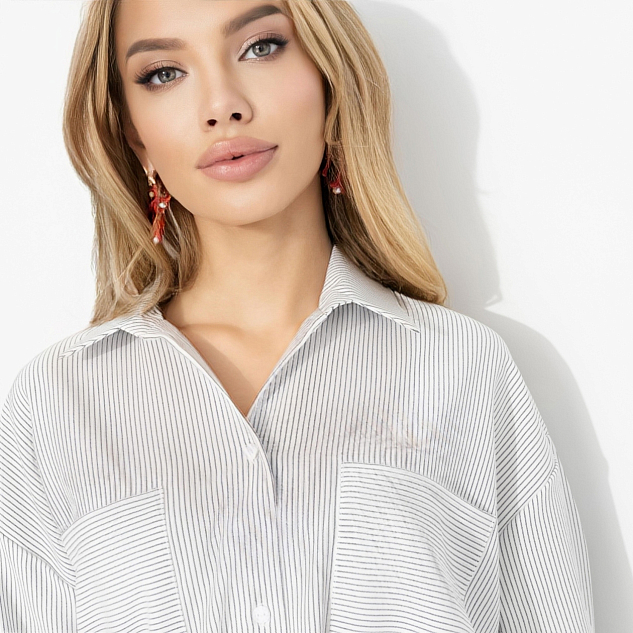 Платье-рубашка В самое сердце (круиз) 