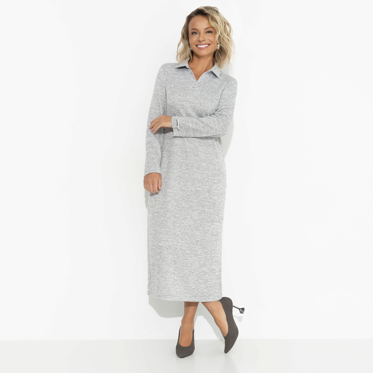 Платье Модное поколение. Состав: 65% полиэстер, 30% вискоза, 5% эластан