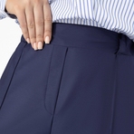 Брюки Минимализм с акцентами (синие). Состав: 85% п/э, 15% вискоза