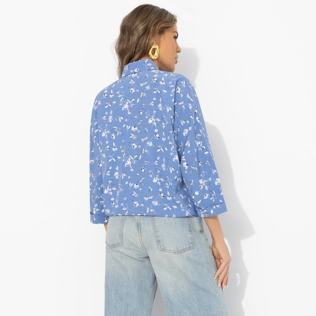 Блуза Твой личный тренд (небесная) 