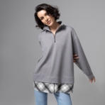 Путешествие начинается (пасмурное небо). Состав: 65% п/э, 30% вискоза, 5% спандекс