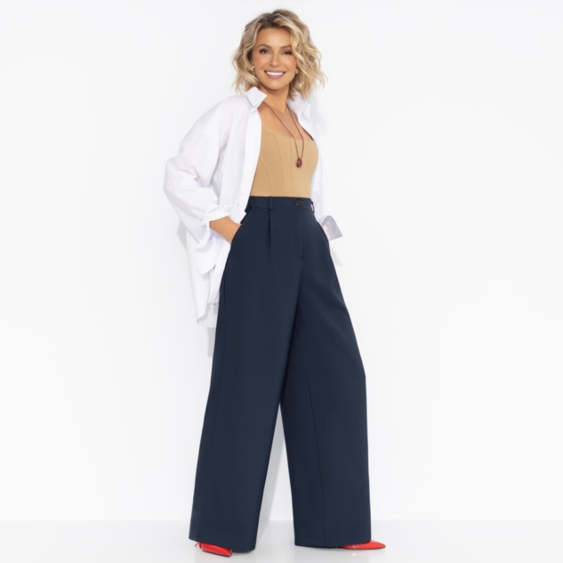 Брюки Легкой походкой (deep blue) 