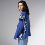 Лонгслив Гардеробная магия (синий). Состав: 55% полиэстер, 30% вискоза, 10% хлопок, 5% спандекс