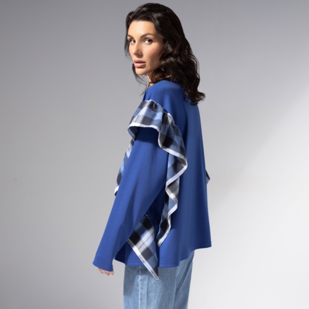 Лонгслив Гардеробная магия (синий) 