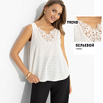 Сила ночи (молочный). Купить женский Топ оптом от производителя.
