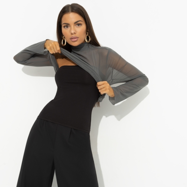 Водолазка Внешнее великолепие (gray 2 в 1)  