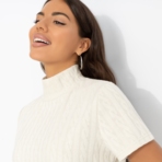 Платье Словно впервые (biege). Состав: 75% нейлон, 22% хлопок, 3% спандекс