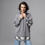 Путешествие начинается (пасмурное небо). Состав: 65% п/э, 30% вискоза, 5% спандекс