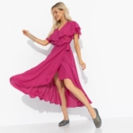 Платье Счастье влюбленности (фуксия). Состав: 100% п/э