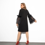 Платье Случайная магия (блэк). Состав: 95% п/э, 5% эластан