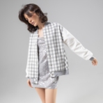 Бомбер Движение вперед. Состав: 60% полиэстер, 20% вискоза, 15% акрил, 5% хлопок