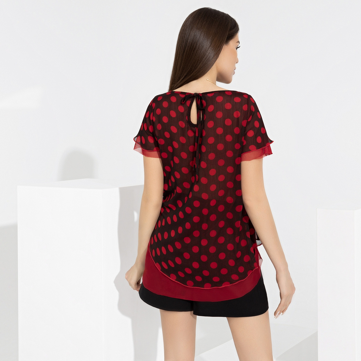 Блуза Тандем (романтика). Состав: 100% полиэстер