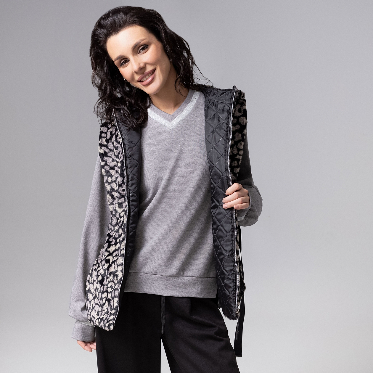 Будь в центре (леопард). Состав: 100% п/э