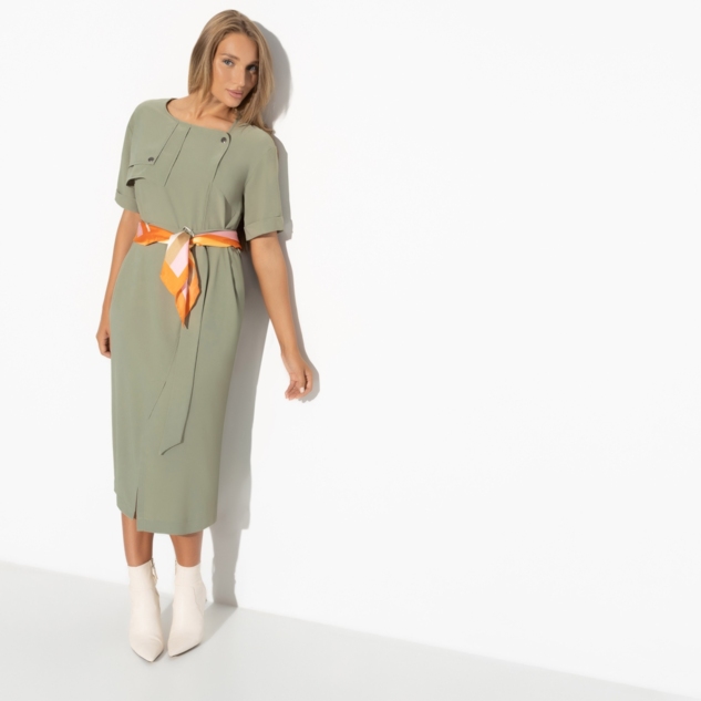 Платье Я онлайн (new style, с поясом) 