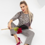 Туника Геометрия стиля (шик). Состав: 65% п/э, 30% вискоза, 5% спандекс