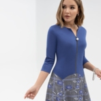 Платье Влиятельная особа (стильная). Состав: 50% вискоза, 45% п/э, 5% спандекс