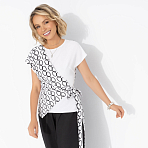 Блуза Все взгляды - на прекрасное (экстра). Состав: 95% п/а, 5% эластан