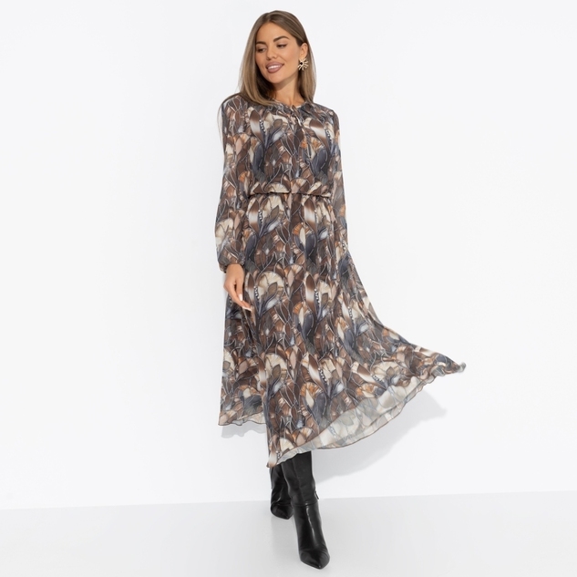 Платье Летящие мгновения (brown)