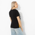 Футболка Уверенно моя. Состав: 65% полиэстер, 30% вискоза, 5% стрейч