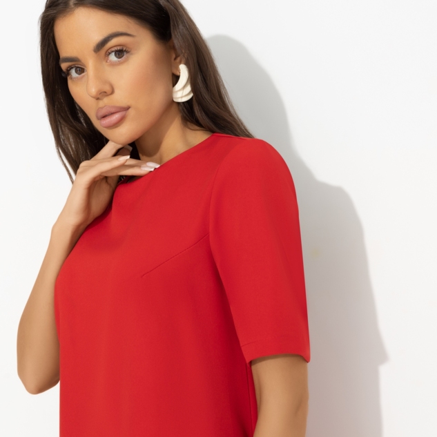 Платье Виртуальные будни (red) 