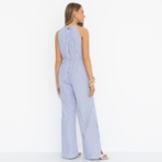 Комбинезон Проникновение в образ (полоска, с поясом). Состав: 55% хлопок, 45% полиэстер