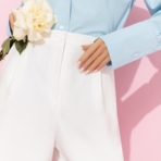 Брюки Легкой походкой (white). Состав: 60% полиэстер, 37% вискоза, 3% спандекс