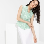 Блуза Повышенное внимание (грин). Состав: 100% вискоза