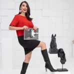 Платье Взаимные чувства. Состав: 96% п/э, 4% эластан