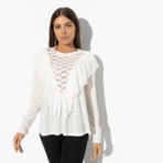 Лонгслив Высшее изящество. Состав: 65% п/э, 30% вискоза, 5% спандекс