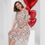 Платье Прекрасная композиция. Состав: 97% полиэстер, 3% эластан