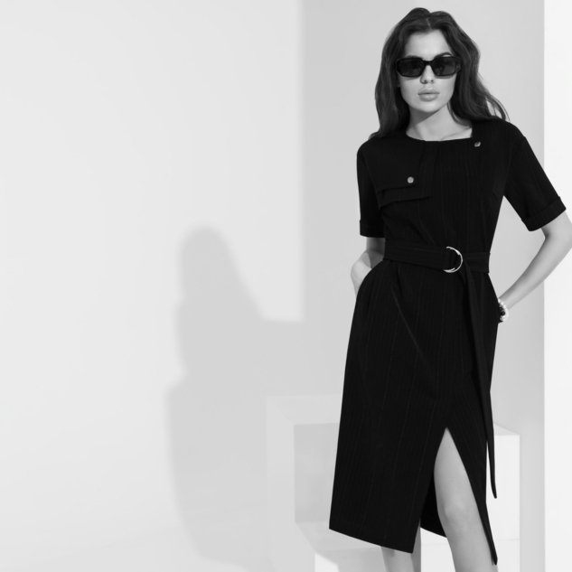 Платье-футляр Я онлайн (обольстительная, с поясом) 