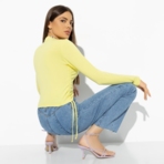 Лонгслив Акцентная штучка (juicy lemon). Состав: 97% хлопок, 3% эластан