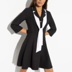 Платье Нарушая правила (с шарфиком). Состав: 60% п/э, 37% вискоза, 3% спандекс