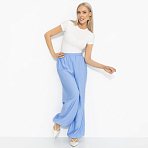 Брюки Стой, смотри (голубой рассветный). Состав: 80% вискоза, 20% нейлон