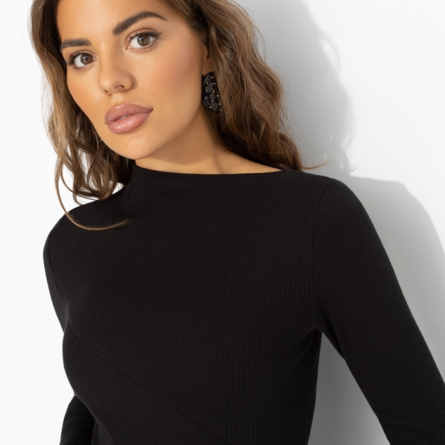 Лонгслив Выхожу за рамки (чёрный) 