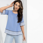 Блуза Путешествие в Прованс (spring day). Состав: 95% вискоза, 5% спандекс