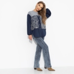 Стиль по-взрослому (скай). Состав: 65% п/э, 30% хлопок, 5% спандекс