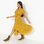 Платье Счастье влюбленности (желтый). Состав: 100% полиэстер