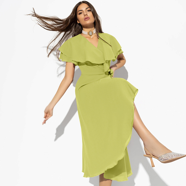 Платье Счастье влюбленности (салатовое)