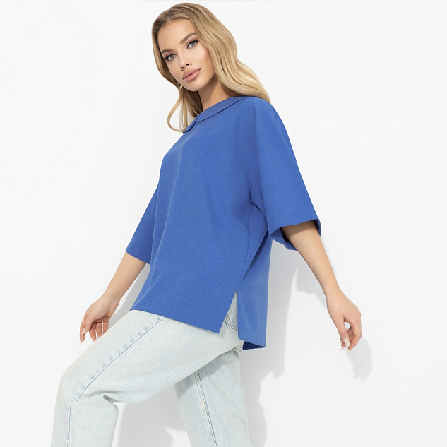 Блуза Пик очарования (голубика) 