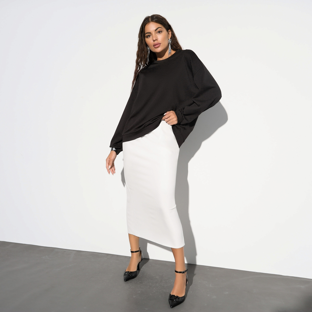 Привычка быть стильной (блэк). Состав: 95% полиэстер, 5% спандекс