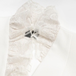 Жакет Сидит идеально (молочный). Состав: 75% п/э, 20% вискоза, 5% спандекс