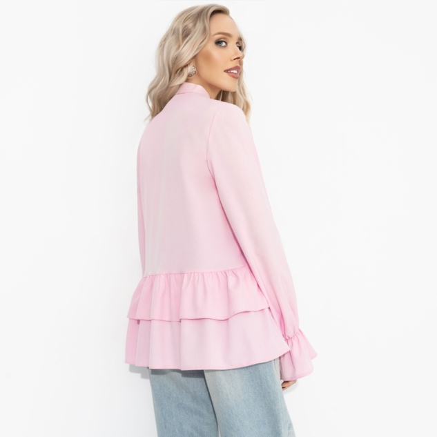Блуза Стильный нюанс (розовая) 