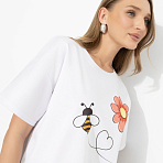 Футболка На своей волне (энергия). Состав: 65% п/э, 30% вискоза, 5% стрейч