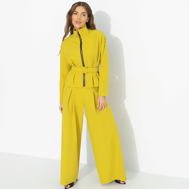 Брючный костюм Так выглядит уверенность (милан, 2 в 1, с поясом) 