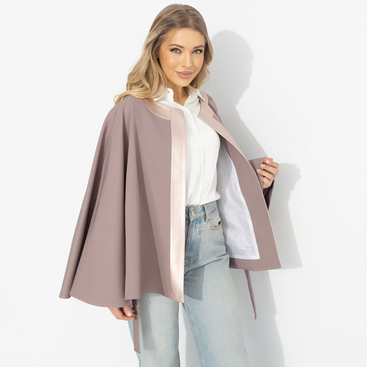 Яркий эффект (вереск, с поясом). Состав: 95% п/э, 5% эластан