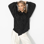 Блуза Привлекаю удачу (модная). Состав: 95% полиэстер, 5% эластан