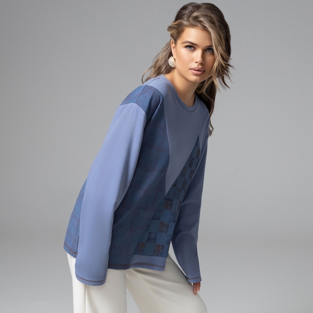 Лонгслив Стиль вне закона (голубой) 